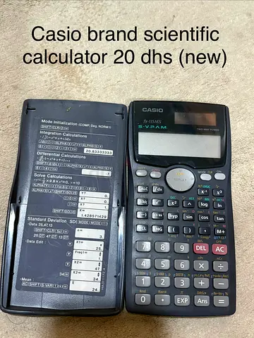 Casio scientific calculator (fx-115MS) - lightly used, working