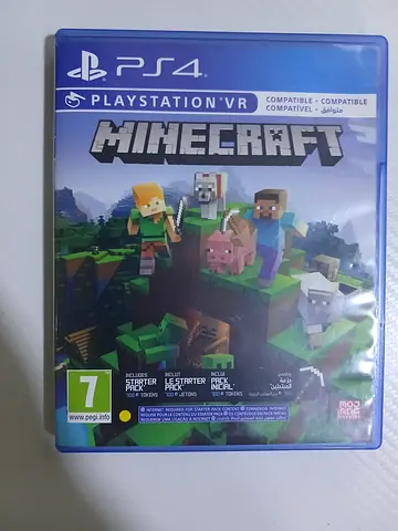 Minecraft (PS4) - Physical Game Case, Good Condition