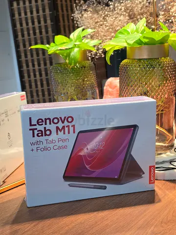 Lenovo Tab M11 4G LTE 128GB + Pen & Folio Case – Brand New