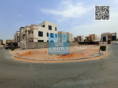 قطعتان سكنيتان متجاورتان (مساحة كل منهما 3552 قدم مربع) للبيع - الياسمين، عجمان