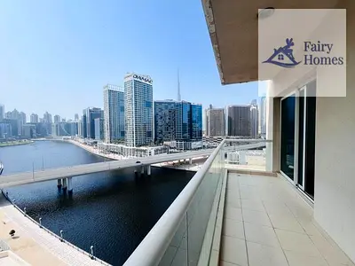 Canal View & Burj Khalifa View |1BR | Mayfair Residency
