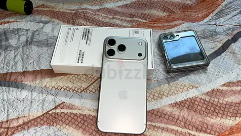 Silver iPhone 17 Pro Max with Original Box