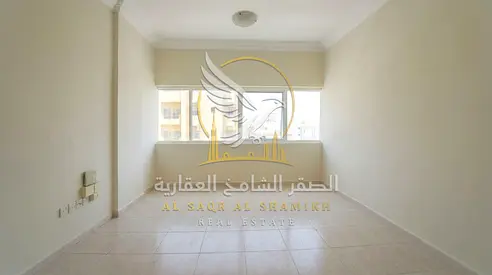 Studio apartment for annual rent in Al Musalla Sharjah Spacious area central air conditioning separate kitchen