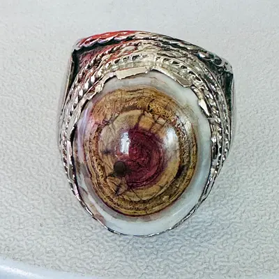 Yemeni Dawoodi Sulaimani Aqeeq 925 Silver Ring