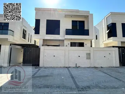 For sale in Al-Haliyo area | Modern villa with 5 bedrooms, a majlis, and a living room, price includes 50% of the registration fees.