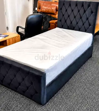 Dark gray colour 120*200 twin Bed