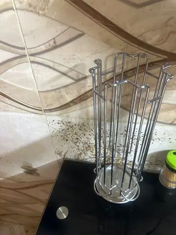 Chrome Coffee Pod Holder Stand