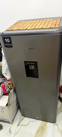 Hisense freestanding water dispenser - stainless steel, good condition