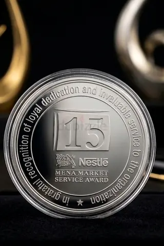 80gram,silver,nestle medal.