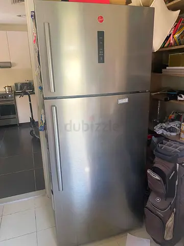 Hoover Stainless Top-Freezer Refrigerator - Good Condition