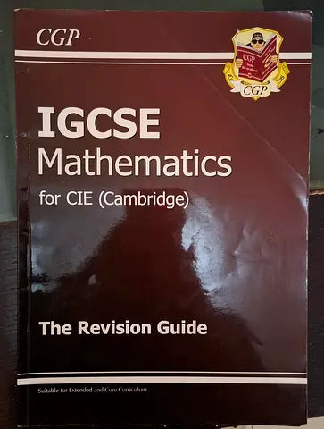 IGCSE CIE mathematics