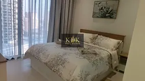 1BR on High Floor | Park View | Laundry Room