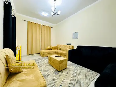Furnished one-bedroom apartment for monthly rent in Ajman - Al Rawdah 2 - Tunis Street | Stylish and tidy furnishings | Includes bills and internet