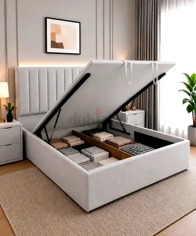 Brand new King size Hydrolic Storage bed Available