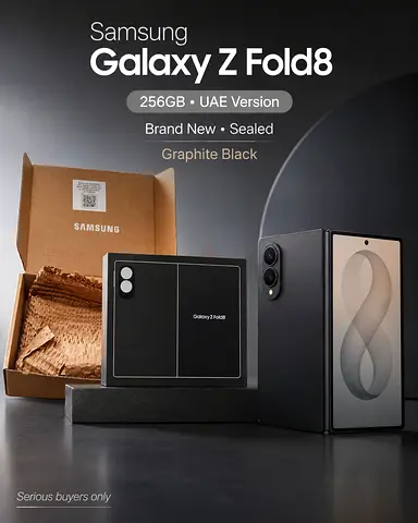 Z fold 8 256GB Graphite UAE version