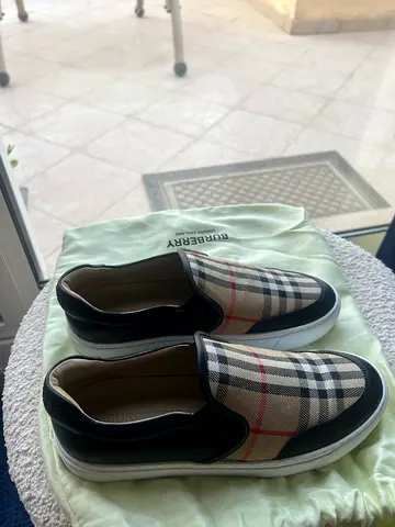 Burberry slip on shoes for sale