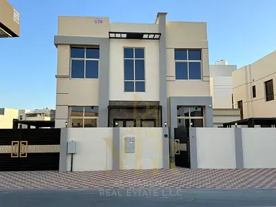 Villa in Al Zahia, two floors and a roof, 6 master bedrooms, includes water, electricity and air co
