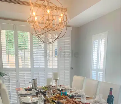 Two chandeliers bought from ‘The One’