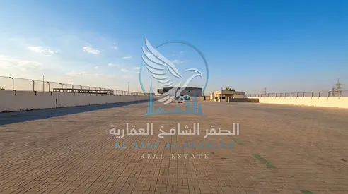 60,000 Sq. Ft. Yard for Rent in Al Sajaa | Full Interlock | 50 kW Power .
