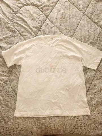 45rpm (45R) Japan White V-Neck Slub Cotton T-Shirt – Size 6 (XXL) NWT