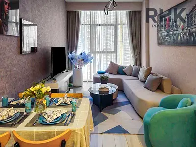 Furnished 1BR | Modern Interiors | Azizi Meydan