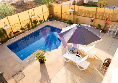 Private Pool l Furnished 4 Beds + Maid Villa