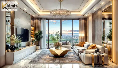 FULLY FURNSHED BRANDED_SEA AND GOLF VIEW_0.5%MONTHLY