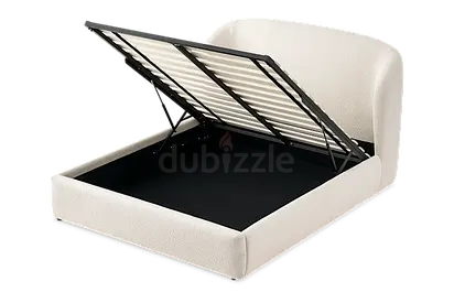 Cuverd wings queen boucle hydraulic bed