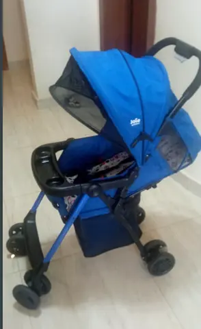 Blue Joie-style Lightweight Baby Stroller, Good Condition, Hardly used