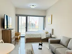 Unit Tawtheeq !! Fully Furnished | Studio | Private Balcony | American Style Kitchen | Pool & GYM | 