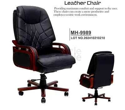 Executive Leather Boss Chair New For Sale