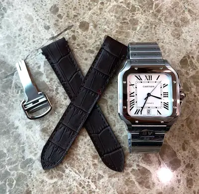 The item shown is a Santos de Cartier Large Model (Ref. super master quality Swish machine WSSA0018)