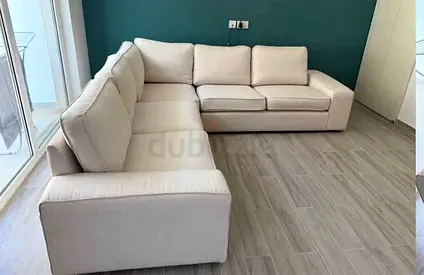 Corner IKEA Kivik L Shape sofa beige
