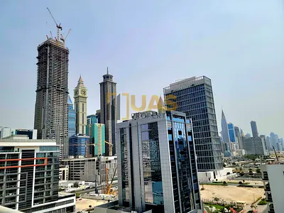 شقة بغرفتي نوم | سكن Q1 | شرفة وإطلالات على المدينة