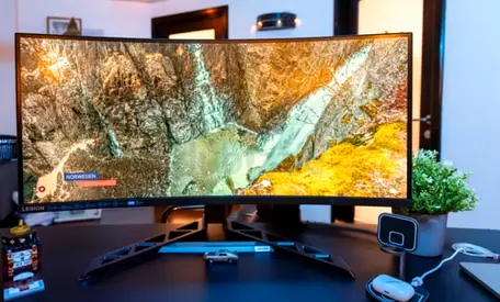 Lenovo 34 Inch Ultrawdie Curve Gaming Monitor 180hz