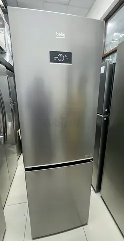 Beko Stainless Steel Bottom-Freezer Refrigerator - Good Condition