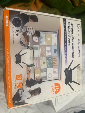 j5create ScreenWave Wireless Presentation Display Router JWR2100