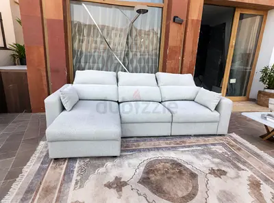 IKEA Esklstuna L Shape Sofa Bed Gray