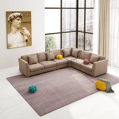 L shape sofa set you can get in every color