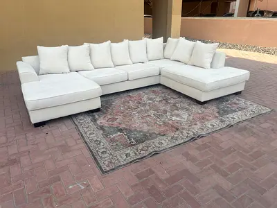 The one Kingston U Shape Sofa Beige Excellent condition