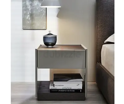 x2 set Italian MOLTENI and C 5050 Night Tables nightstands by Rodolfo Dordoni L50 D44.8 H50.5 cm