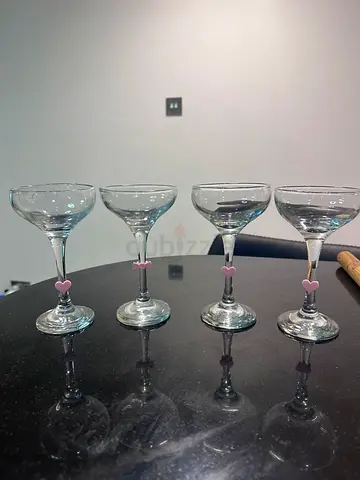 Martini glasses 4 pcs set