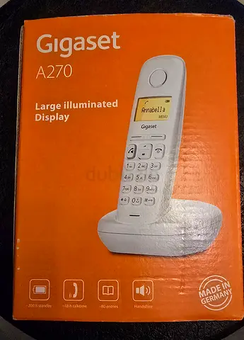 Gigaset A270 Cordless Landline Phone with Base - new. With box