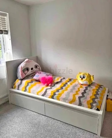 Ikea Single Bed with Mattress Available in Perfect Condition