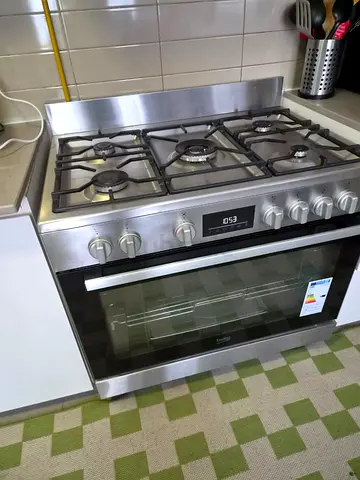 Beko gas burner +electric stove BGTW11227EXA 90cm
