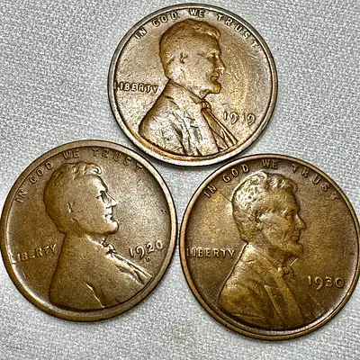 USA Rare Date Lincoln Cents (old antique coins)