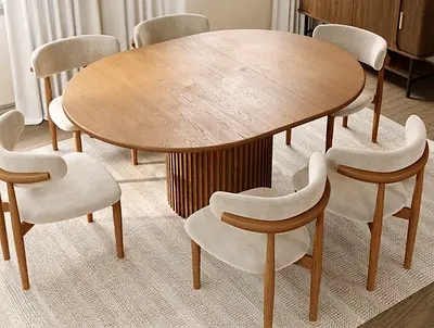 Custom made dining set for sale | New modern dining chairs with table for sale