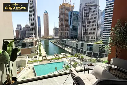 Modern Studio- Fully Furnished | World Class Amenities | Full Canal View | Good ROI