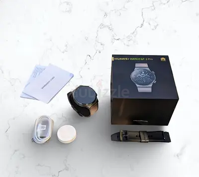 Huawei Watch GT 2 Pro – Unused | Full Box + 2 Original Straps – AED 399