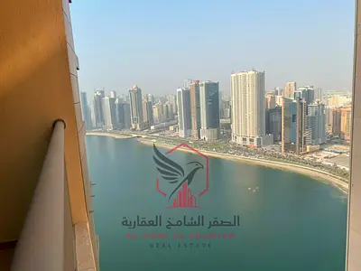 Panoramic sea view, luxurious two-bedroom apartment with a living room, including free air conditio